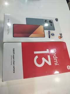 Redmi note 13 pro 12/512 & Redmi 13  8/128. box pack non active