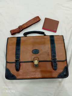 laptop bag pure leather