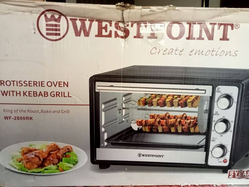 West point Electric oven and rotisserie 0