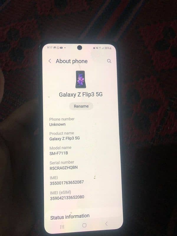 SAMSUNG Z FLIP 3 5G NON PTA SIM WORKING 1