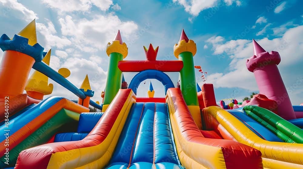 Jumping Castle|Slide|Balloon|Arch|Trampoline|Soft play area 14