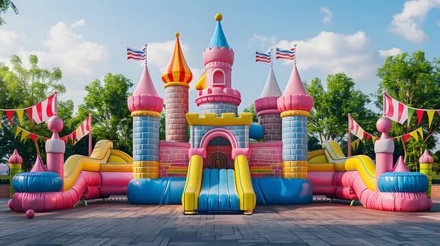 Jumping Castle|Slide|Balloon|Arch|Trampoline|Soft play area 17