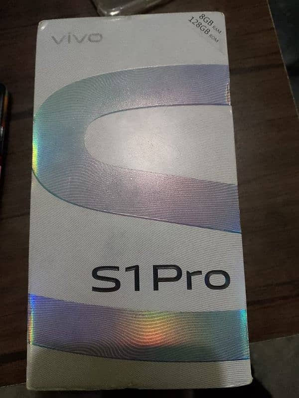 Vivo s1 pro 8 ram 128gb momry with box charger FOR SALE 4