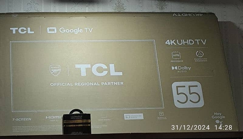 TCL 55 inch ultra HD 4k 2