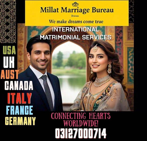 Marriage Bureau , Online Rishta Services , Abroad Proposals 0