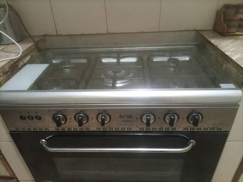 NasGas Premium 5 Burner glass oven & stove 2