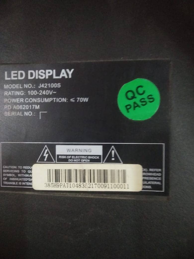 Samsung LED 40 Inch Rs. 35,000 1