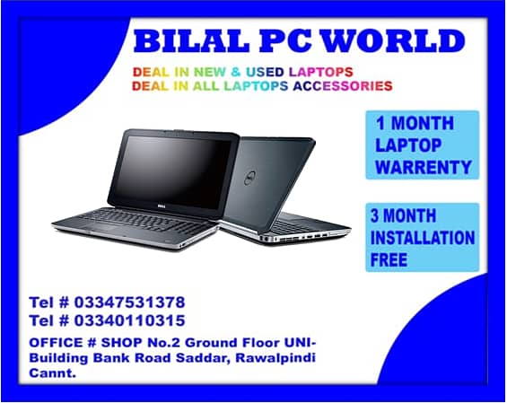 Dell Latitude E5520 Core i5 2nd Gen !! With Free Bag Offer !! 0