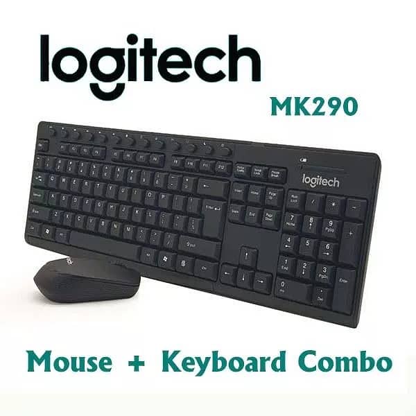 Logitech Wireless Combo Keyboard MK290 0