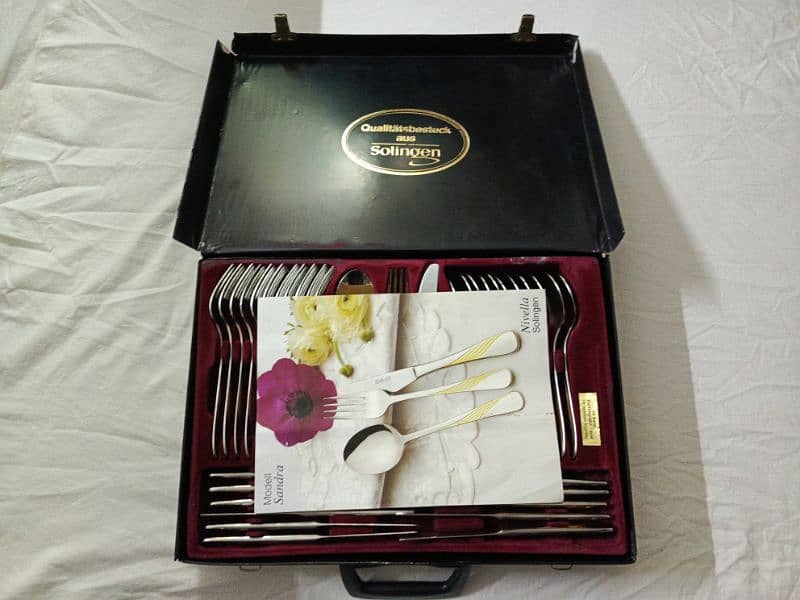 SOLINGEN 24 Carat Gold Platted CUTLERY SET 2