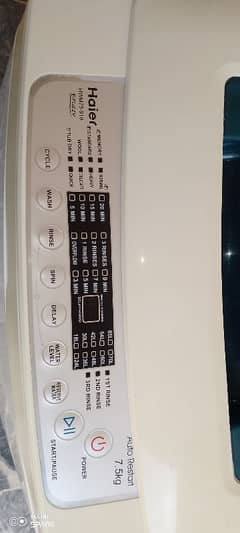 7kg, HAIER Fully automatic Washing machine Topload