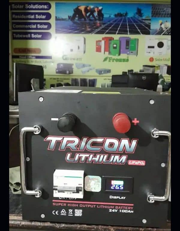 lithium batteries available 24v-70Ah/100ah/150ah/200ah 5