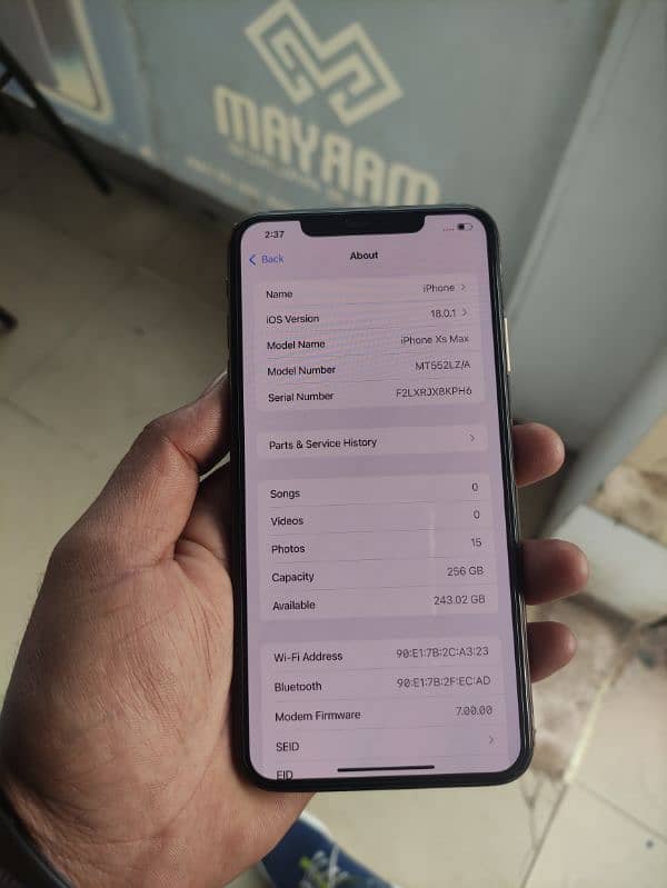 Iphone xs Max 256 PTA 4