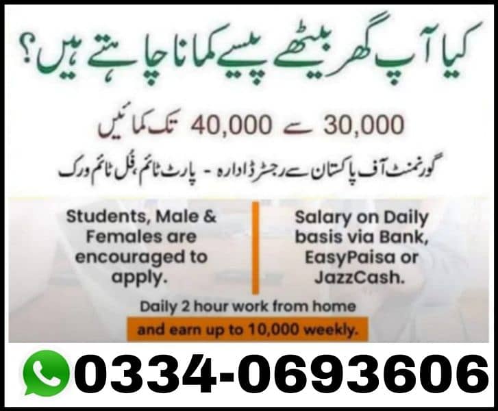 online assignment job available 0