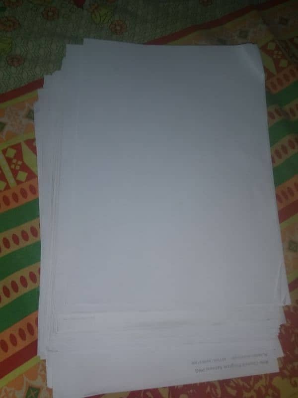 a4 size computer paper one side interleaved and one side filled paper 0