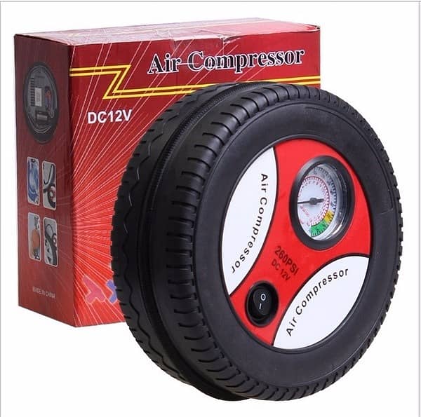 12v Auto AIR Pumps Tyre Shape AND HEATER OR STAND 0