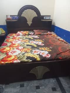 King Bed Metrous Good Condition 2 Bed Side Almariyan