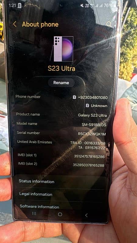 Samsung S23 Ultra 2