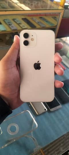 iPhone 12 NON PTA  Colour  white  Health 83 Memory 128