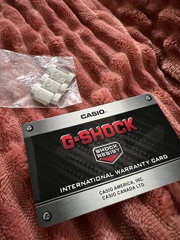 casio G shock g-steele branded bluetooth connectivity complete box 7