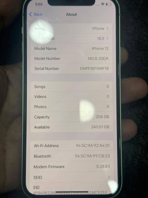 Iphone 12 256gb pta approved 3