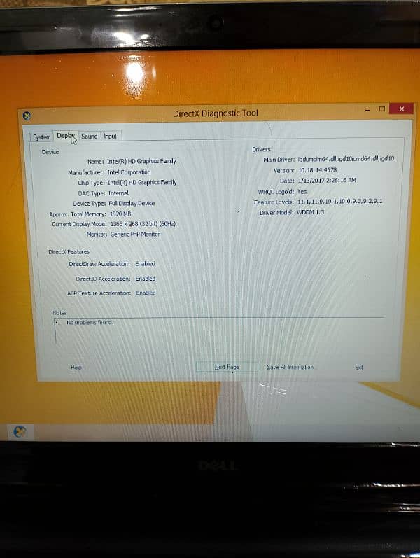 Dell laptop are new 3