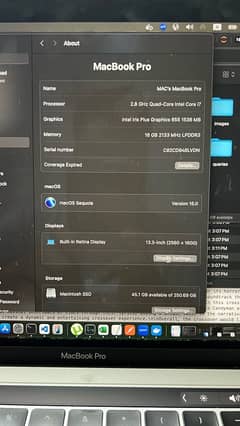 Macbook pro  2019 - 16gb ram