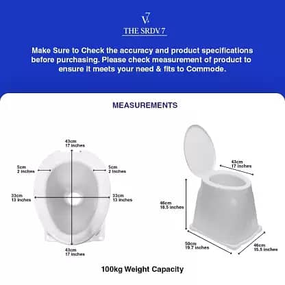 Heavy Duty Portable Indian Toilet Stool | Toilet / Commode Stool 1