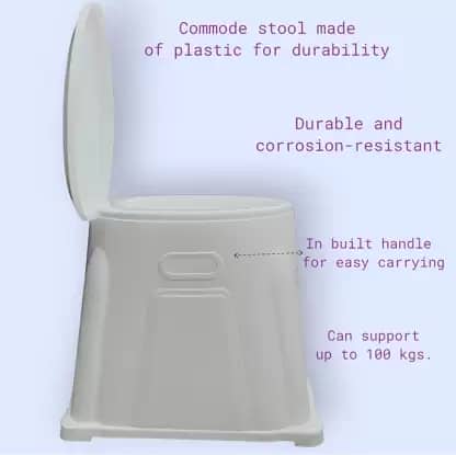 Heavy Duty Portable Indian Toilet Stool | Toilet / Commode Stool 7