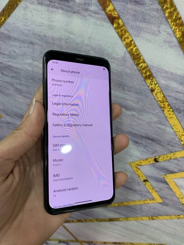 google pixel 4 non pta. unlock 7