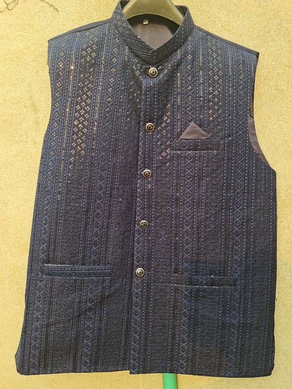 Fully Embroided Fancy Waist Coat 0