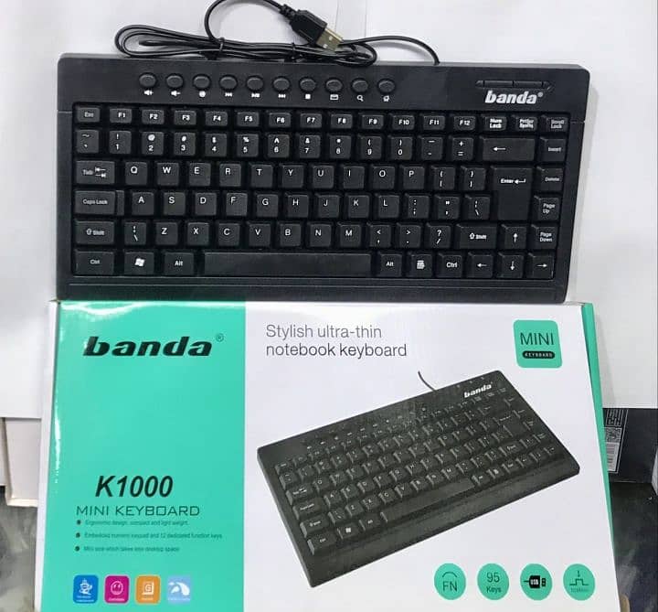 BANDA – K1000 – Mini Multimedia Keyboard 2