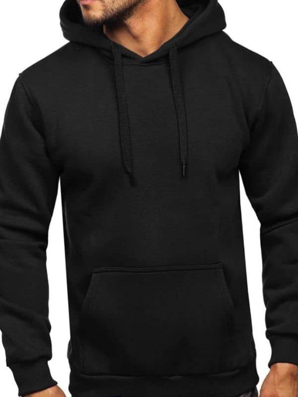 premium quality black hoodie 1