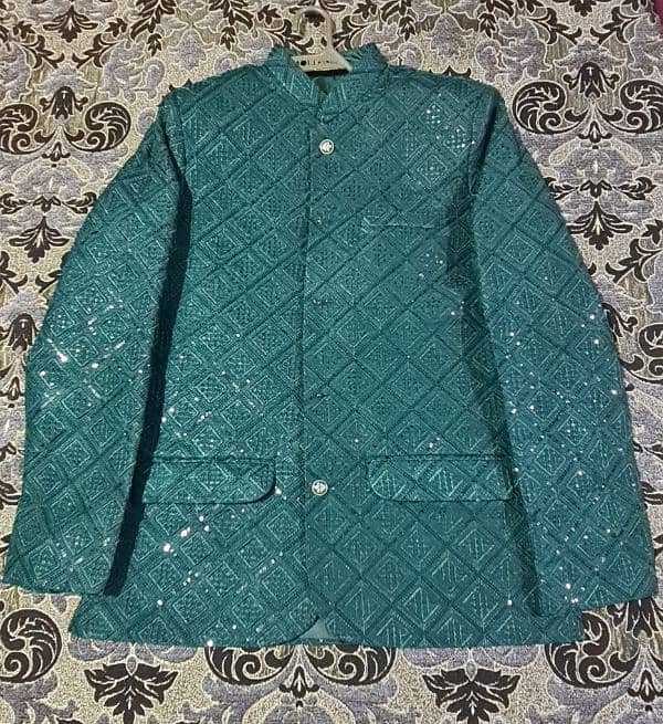 Full Embroided Fancy Prince Coat 0