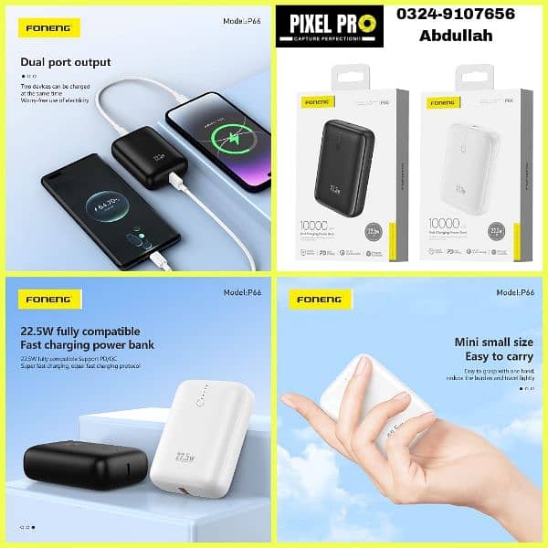 FONENG 10000mAh Power Bank international Brand mini power bank 0