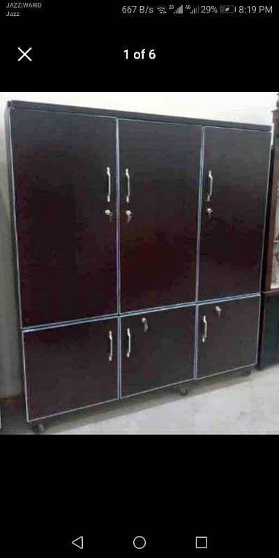 3 door brand new zero meter wardrobe