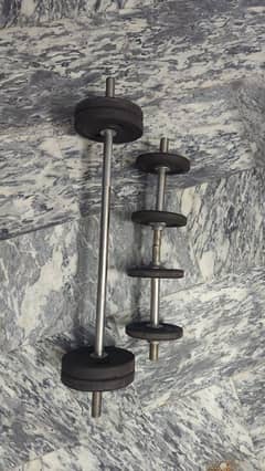 Dumbbells upto 12 kg  new condition