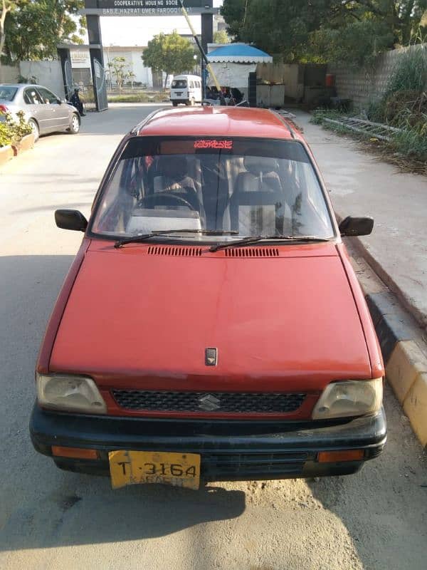 Suzuki Mehran VXR 1991 good condition complete documents 1