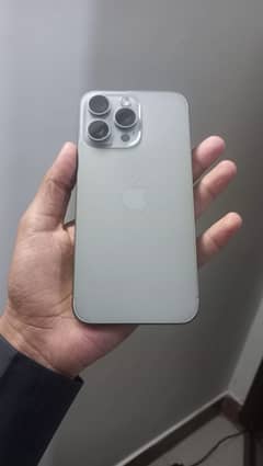 iPhone 15 pro max natural titanium 256 jv