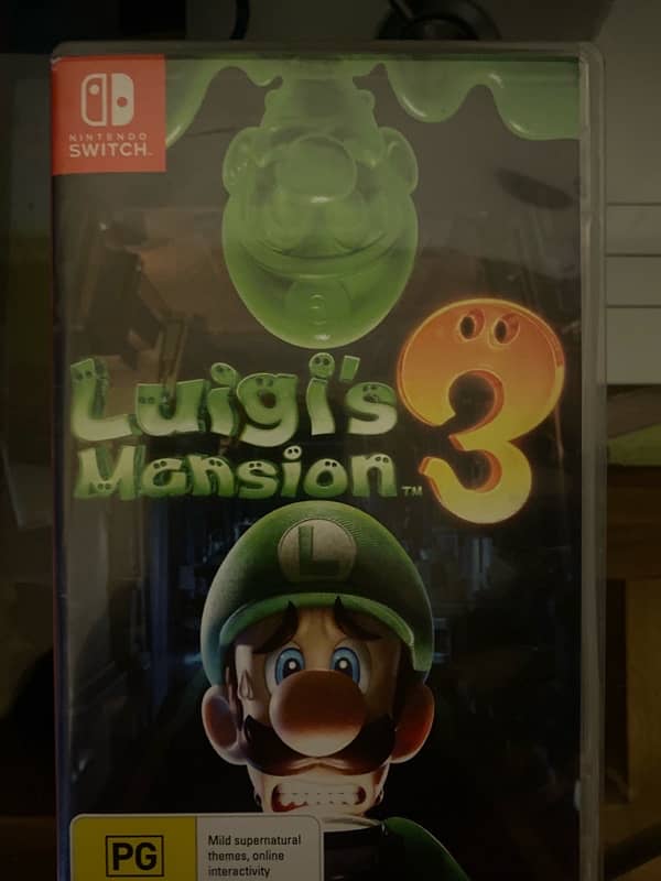 Nintendo switch game Luigi mansion 0