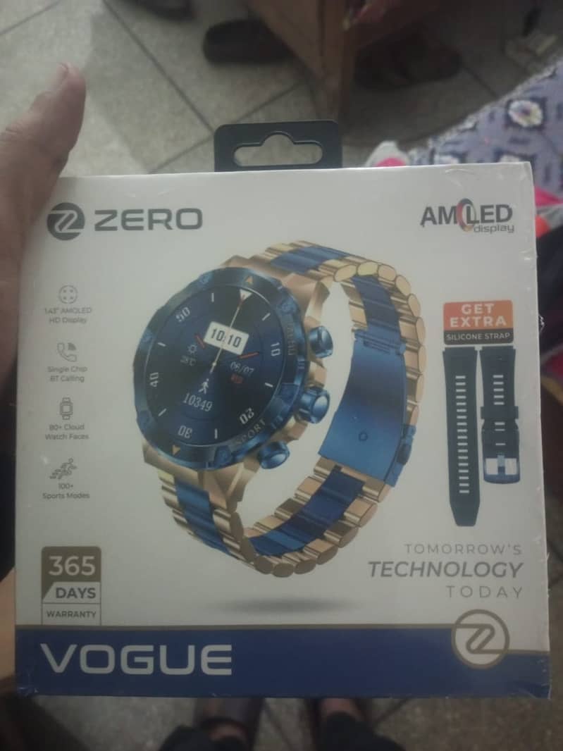 Zero Lifestyle "Vogue Smartwatch" Box Pack, Brand New 11