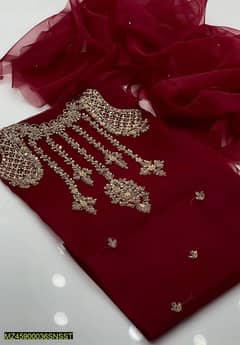 2 PC  embroidered suit