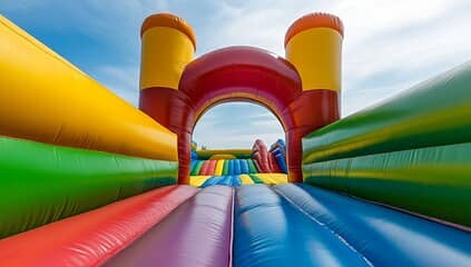 Jumping Castles|Jumping Slide|Obstacle Courses|Advertising Arch|Trampo 7