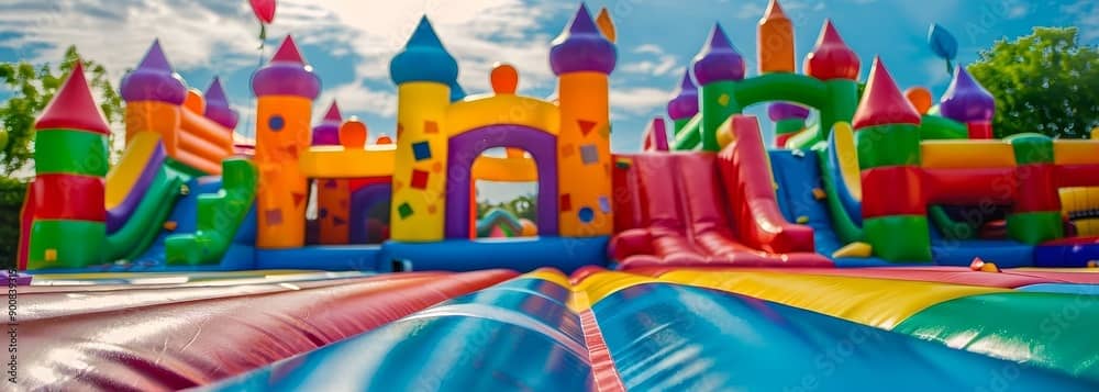 Jumping Castles|Jumping Slide|Obstacle Courses|Advertising Arch|Trampo 9