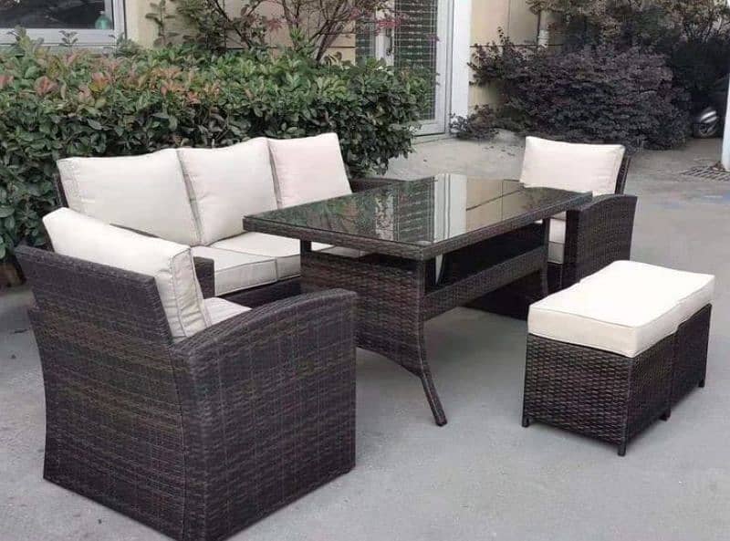 Garden chairs/rattan sofa sets/dining tables/UPVC outdoor furniture 2