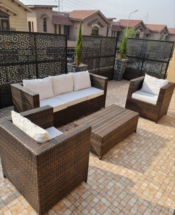 Garden chairs/rattan sofa sets/dining tables/UPVC outdoor furniture 7