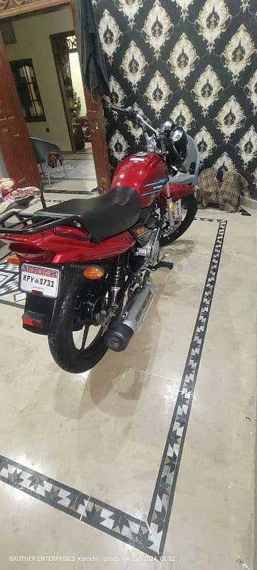 yamaha yb125z dx 6