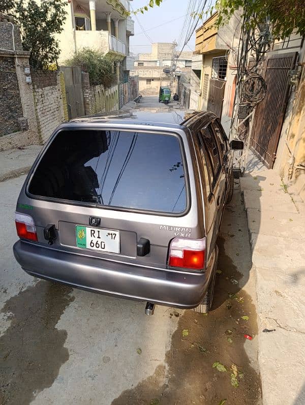 Suzuki mehran 2017,sale or exchange 4