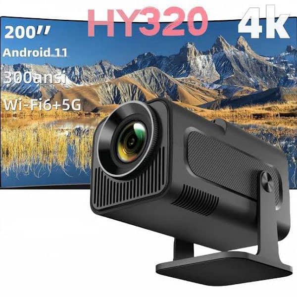 HG Premium WIFI Android Base HY320 Projector 1