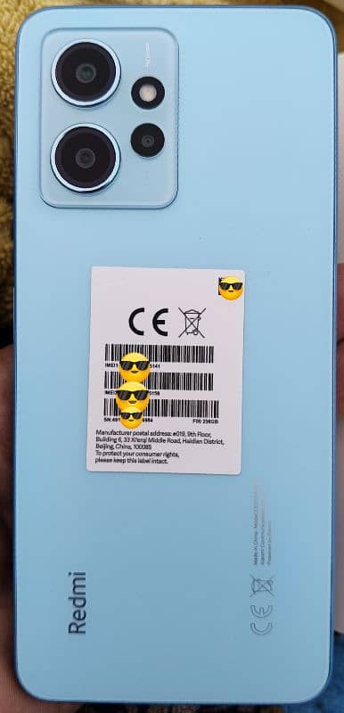 Redmi Note 12 (Xiaomi) 8+8 Ram & 256 Rom (Ice Blue Colour) 1